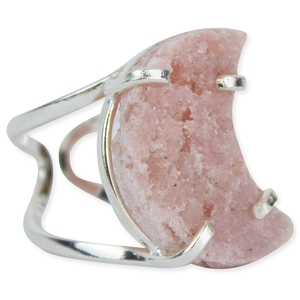 Bonitos anillos de piedras preciosas de amatista rosa - Product Image 2