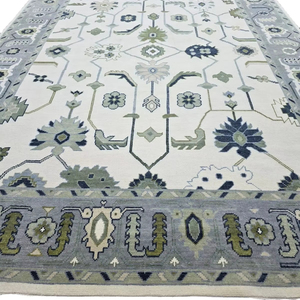 100% Cotton Antique Hand Knotted Rugs 10x14 9x12 High Quality Multi-Color Abstract Handmade Woven Non-Slip <b>Foam</b> Backing <b>Carpet</b> - Product Image 1