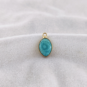 Amazonite 925สลักรูปมาร์คีสเตอร์สีทองจี้เวอร์มิลจี้สลักตาสำหรับเครื่องประดับ - Product Image 2