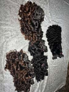 Cheveux naturels ondulés rebondissants 100% cheveux humains indiens de meilleure qualité vendeurs de cheveux humains propres vendeurs 100% cheveux humains indiens grossiste - Product Image 4