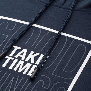 2025 Logo personnalisé hiver hommes surdimensionné confortable pull sweat à capuche polaire tissu thermique conception Simple solide bas quantité minimale de commande - Product Image 3