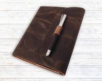 Cuaderno de Cuero Genuino Antiguo, Tapa Dura Cosida con Hilo, Recargable, 100 Hojas, Diario de Alta Calidad, Cuaderno de Viaje, Cuaderno de Bocetos, Sin Líneas