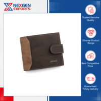 Portefeuille pour homme en cuir PU de haute qualité, durable et au design élégant, fermeture à glissière, imperméable, blocage RFID, longueur courte, vente en gros