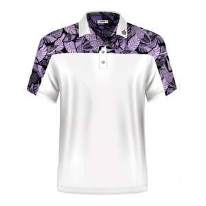 เสื้อโปโลแขนสั้น Handee ผ้าถักโพลีเอสเตอร์ผสมสแปนเด็กซ์ 100% ระบายอากาศได้ดี ปักลายใบไม้  ไซส์ - Product Image 2