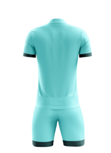 Conjuntos de uniformes de fútbol de hombre de alta calidad MOQ bajo diseños personalizados completos al por mayor 100% poliéster uniforme color degradado - Product Image 6