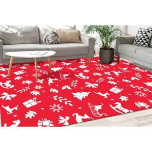 Festive Printed <b>Rug</b>, Christmas <b>Rug</b>, Xmas <b>Rug</b>, Christmas Gift <b>Rug</b>,<b>Chenille</b> <b>Rug</b> - Product Image 4