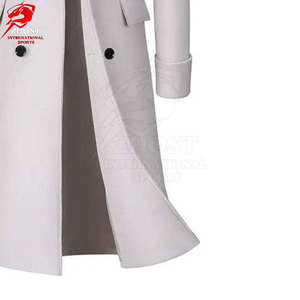 Nouveaux manteaux longs en tissu premium, double boutonnage, coupe confortable, vêtements d'extérieur pour adultes. - Product Image 3