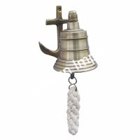 High Shinny Brass Bell Easy Mounted Decorative Bell Luxury Wall Decor Ship Bell Hanging in Reasonable Price - Product Image 5