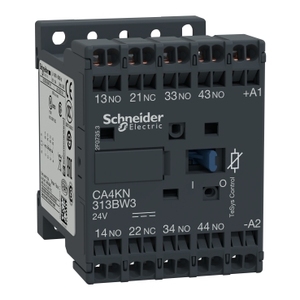 Relè di controllo TeSys K Schneider Electric CA4KN313BW3, 3 NO + 1 NC, <= 690 V, bobina a basso consumo 24 V DC - Product Image 1