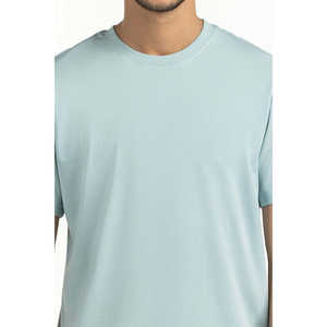 เสื้อยืดโอเวอร์ไซส์ทรงปกติ MN-TS-SS25-317 ผ้าเจอร์ซีย์ 280 กรัม พิมพ์ลายกราฟิกแบบกดอัด มีฉลากสั่งทำได้ วิธีการพิมพ์ DTG และสกรีน - Product Image 6