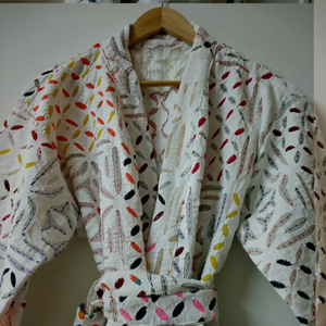 Cutwork Winter Jacket <b>Kimono</b>, Cutwork <b>Women</b> Jacket, Handmade Cutwork Multithread <b>Women</b> <b>Kimono</b>, Beach Jacket for Christmas Gift - Product Image 1