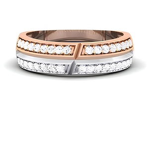 แหวนเพชรธรรมชาติแท้ใน14K 18K สีทองกุหลาบทองและทองคำขาวได้รับการรับรอง IGI - Product Image 6