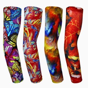 Mangas Protectoras Deportivas Unisex con Protección UV UPF 50, Mangas Largas para el Sol, Resistentes al Agua, de Secado Rápido, Spandex/Poliéster - Product Image 1