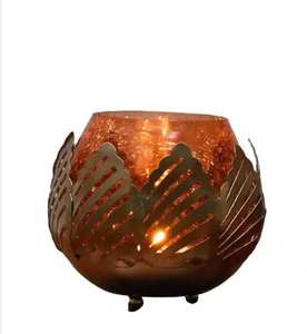 Dernière arrivée bougeoir en métal Noël luxe fait à la main durable pilier titulaire Home Decor vente en gros exportateur fabricant - Product Image 5