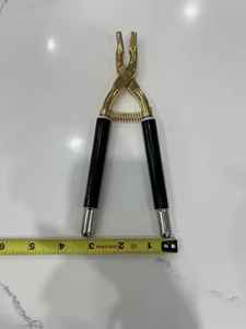 Alicates profesionales de acero inoxidable de alta calidad para extensiones de cabello con cinta, logotipo y embalaje personalizados - Product Image 6