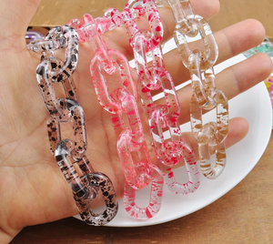 Customized Eco-Friendly Handmade Resin Link Chain Wall Accents <b>Ornamental</b> Hanging for Home Decor - Product Image 1