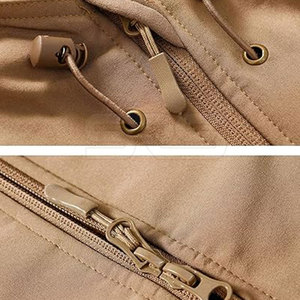STRONG REAPERS SPORTS Made Pakistan Men Winter Jacket Stand Collar Zipper Front Logo Breathable Polyester/Cotton Latest Design - Product Image 2