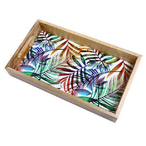 Bandeja de estilo de decoración de Oriente Medio árabe Eid Ramadan Gifts Mango Wood Serving Bandeja decorativa - Product Image 6