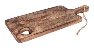 Planche à découper de grande qualité à prix raisonnable, poignée en bois en forme de cœur, planche décorative de 50 cm, assiette décorative, décoration de table - Product Image 5