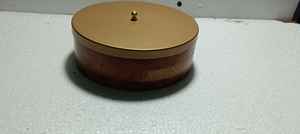 Cuencos de madera hechos a mano modernos para servir, estampado de esmalte vibrante, interior ecológico, apto para lavavajillas, aperitivos, ensaladas, comedor - Product Image 2