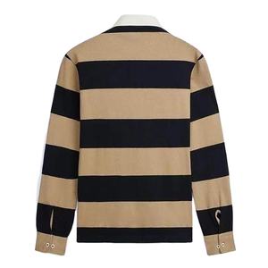 Camisa de hombre de punto de alta calidad personalizada de primavera y verano, camisa polo de punto de manga corta, Camiseta de punto - Product Image 2