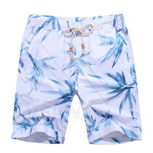 Short en tricot de coton lourd pour hommes de style High Street avec lacets et méthode de tissage non tissé multi-poches - Product Image 1