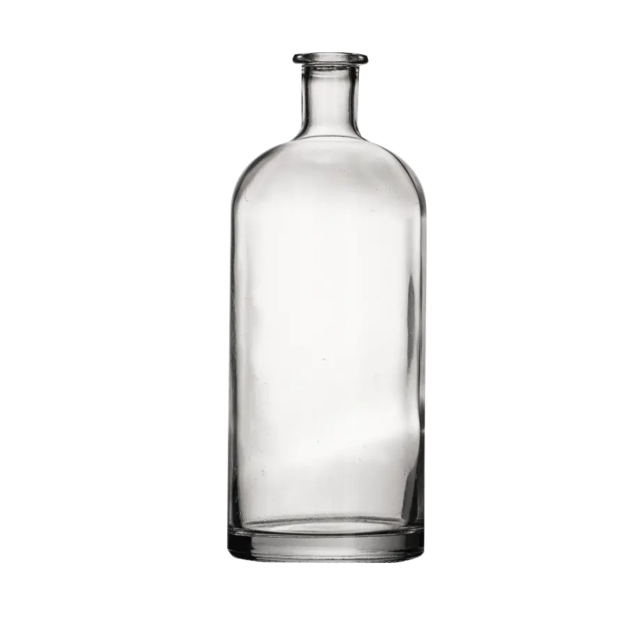 New Arrival 750ml High Flint Glass Bottles for Gin Brand Your Own Vodka Wine Glass Liquor Bottles with Cheap Price