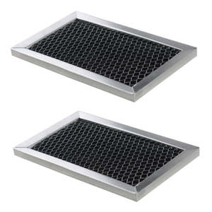 Lot de 2 filtres à charbon pour micro-ondes domestiques, remplace WB02X11124 WB02X11124CM - Product Image 1