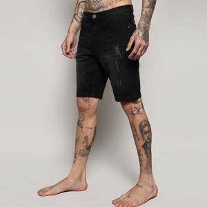 Pantalones cortos de mezclilla para hombre de tendencia de la industria de ropa al aire libre de estilo único - Product Image 5