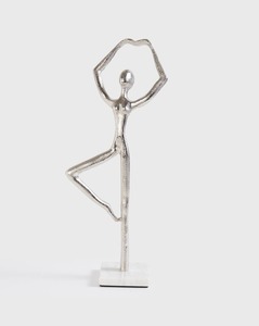 Figurine de luxe en argent décoration de table pièce maîtresse moderne et élégante pour la maison bureau mariage événement fête affichage nouveaux prix - Product Image 6
