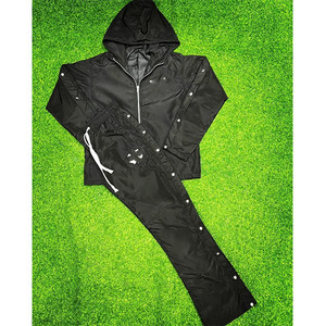 Survêtement décontracté personnalisé en polyester/coton léger avec fermeture éclair pour homme – Coupe régulière, respirant, coupe-vent, idéal pour l'été (vente en gros) - Product Image 6