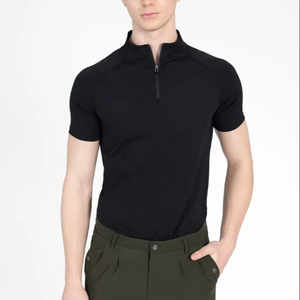 Full Sleeve <b>Men</b> Performance Horse Riding Shirt Breathable Lightweight Equestrian <b>Base</b> <b>Layer</b> for Competition OEM ODM - Product Image 1