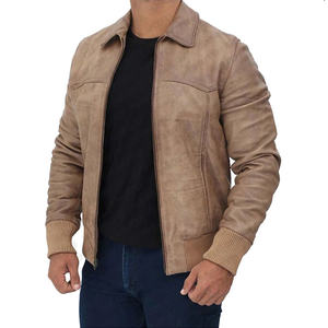 Vestes d'hiver pour hommes, coupe courte, zippées, personnalisées, de qualité supérieure, respirantes, imperméables, coupe-vent, en tissus doux, vente en gros directe usine - Product Image 2
