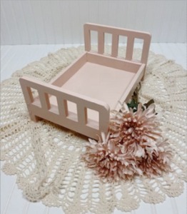 Cuna de madera Natural para fotografía de bebés recién nacidos de primera calidad, cunas seguras para bebés, cama de bebé, cama de utilería para recién nacidos - Product Image 1