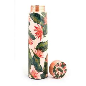Botellas de cobre resistentes a la oxidación para la salud de Ayurveda y que ofrecen propiedades antibacterianas y opciones de hidratación ecológica - Product Image 1