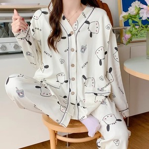 Vestido de noche de seda de hielo transpirable para mujer, decoración de encaje de manga larga, ropa de dormir de longitud media, camisones de verano para mujer - Product Image 6