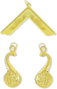 Ensemble de bijoux de collier de qualité supérieure pour les frères de la loge maçonnique - Régalia officielle pour les membres de la loge - Product Image 4