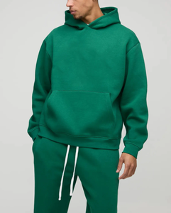 Vente en gros de sweat à capuche et pantalon pour homme d'hiver surdimensionné et respirant en coton et polyester Ensemble 2 pièces avec logo brodé personnalisé - Product Image 5