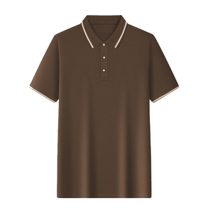 Algodón 100% de alta calidad para hombre, camiseta de Polo, ropa de Golf de gran tamaño, impresión Digital suave, serigrafía, bordado DTF DTG - Product Image 1