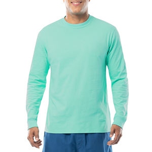 Camisa de Pesca Transpirable para Hombre, Manga Larga, Spandex/Poliéster, Secado Rápido, UPF 50+, Estilo Pullover, Sólida/Estampada/a Cuadros - Product Image 1