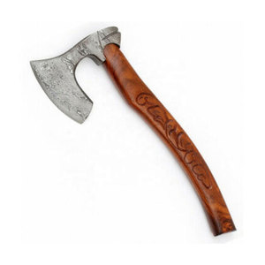 Hacha vikinga tradicional de acero al carbono forjada a mano personalizada de alta calidad hacha vikinga para acampar para supervivencia directa de fábrica - Product Image 6