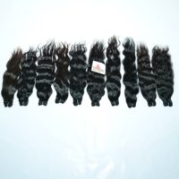 Extensions de cheveux naturels indiens Remy 100 % humains vierges, tissage double machine, style ondulé, 10-32 pouces, toutes couleurs, à prix abordable