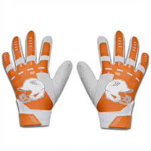 ถุงมือตีเบสบอลขายส่ง พิมพ์ลายเองได้ ฝ่ามือหนังเสริมความแข็งแรง สายรัดข้อมือเสริมความแข็งแรง ถุงมือกีฬาเบสบอล ซอฟต์บอล ระดับมืออาชีพ - Product Image 6