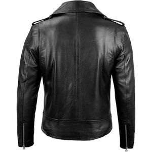 <b>Mens</b> fashion leather <b>jacket</b> 2025 trendy streetwear <b>biker</b> coat premium quality durable stylish outerwear - Product Image 3