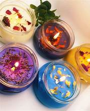 BOUGIE PARFUMÉE À BASE DE PLANTES AROMATHÉRAPIE INFUSÉE D'HUILES HERBES À ÉTIQUETTE PROPRE ET EXTRAIT DE TERMINALIA CATAPPA POUR LE BIEN-ÊTRE - Product Image 3