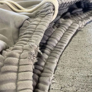 Pantalones con parche bordado con apliques personalizados, pantalones acampanados de algodón holgados lavados con ácido de lujo Vintage para hombre - Product Image 6