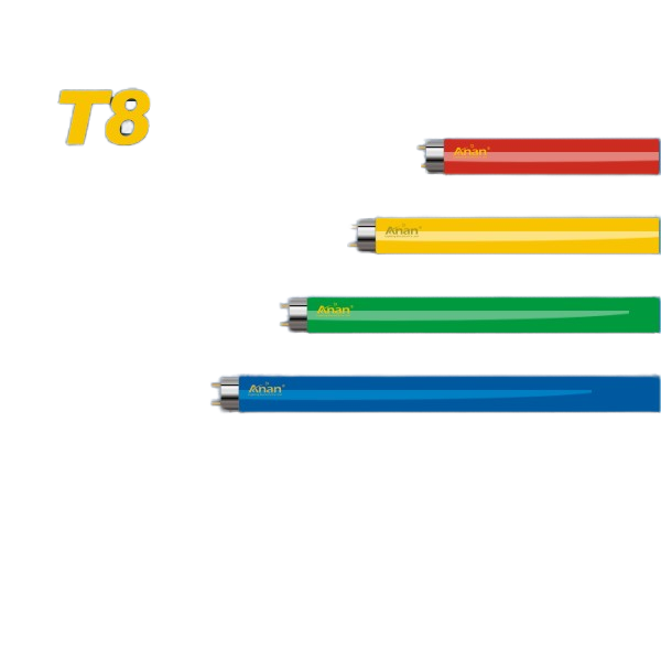 Multi Color T8 Glass CFL Fluorescent