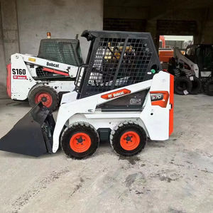 Mini-chargeuse compacte S70 avec moteur Kubota, moteur de roue d'origine, boîte de vitesses, pompe, capacité de charge de 317 kg, puissance de 17,5 kW, idéale pour les espaces étroits en intérieur - Product Image 3