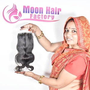 Cabello Humano Indio al por Mayor, Cierre Bodywave, Precio Económico, Proveedor Exportador, Extensiones Remy Disponibles para la Venta, Ordene en Línea Ahora - Product Image 5