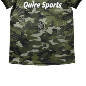 เสื้อฟุตบอลผ้าโพลีเอสเตอร์แห้งเร็วสีเขียวสำหรับฝึกซ้อมกลางแจ้งชุดทีม - Product Image 6